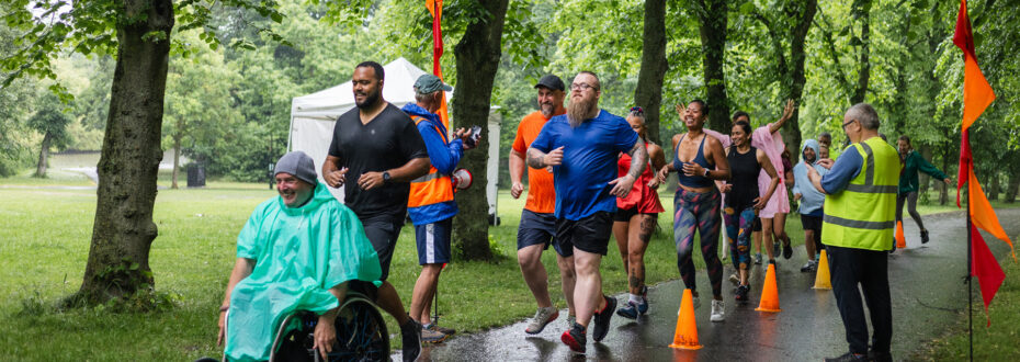 Community run in UK park